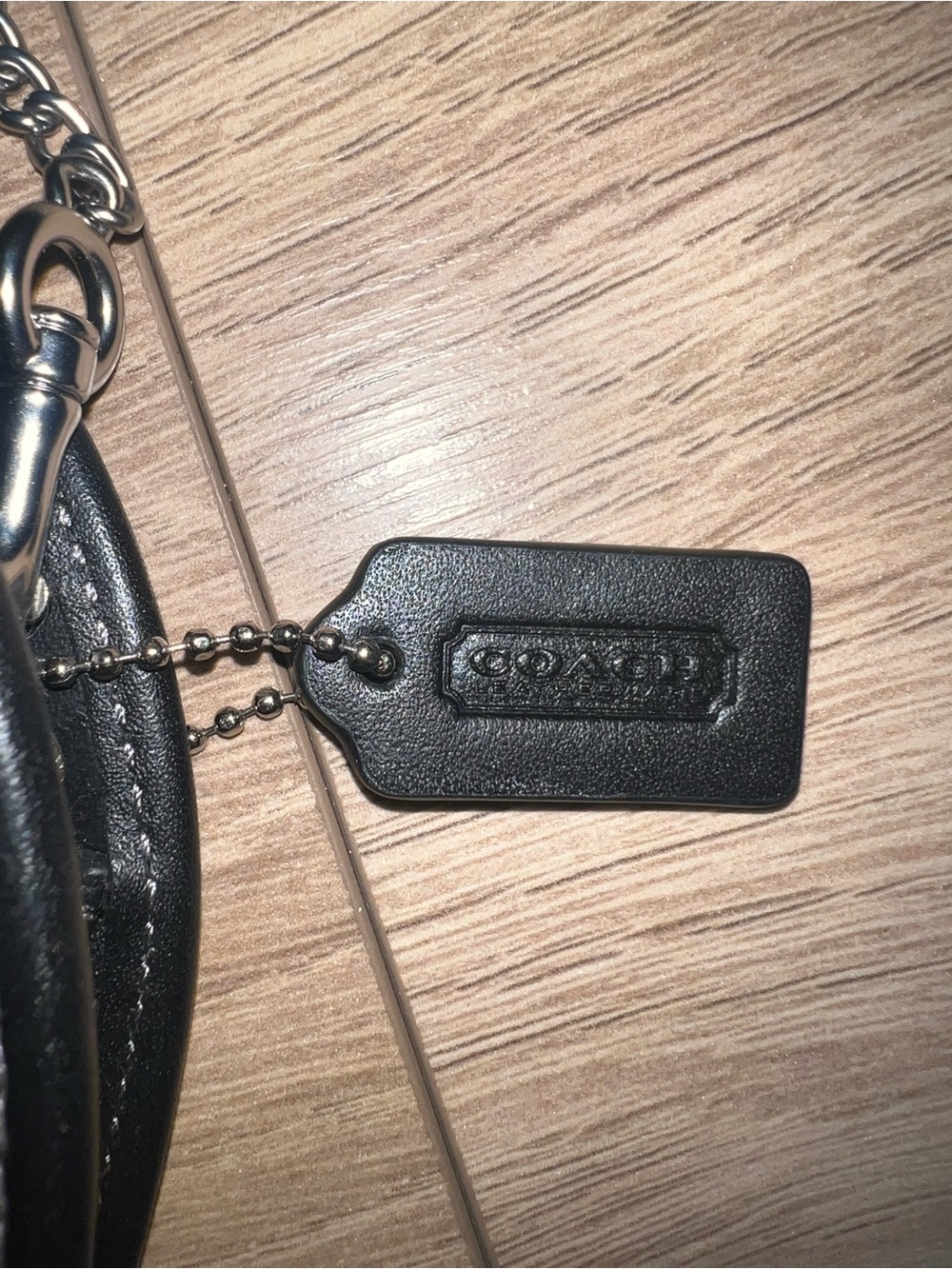 Coach Black Top Handle Card Case Crossbody - Picture 6 of 7